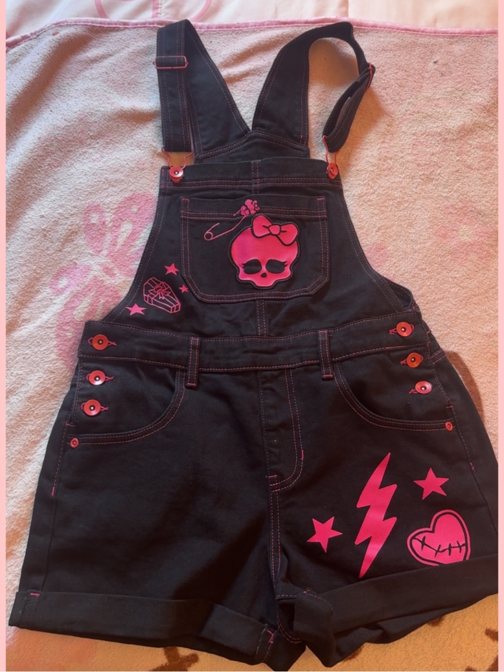 Monster high Overalls short one piece Halloween outfit